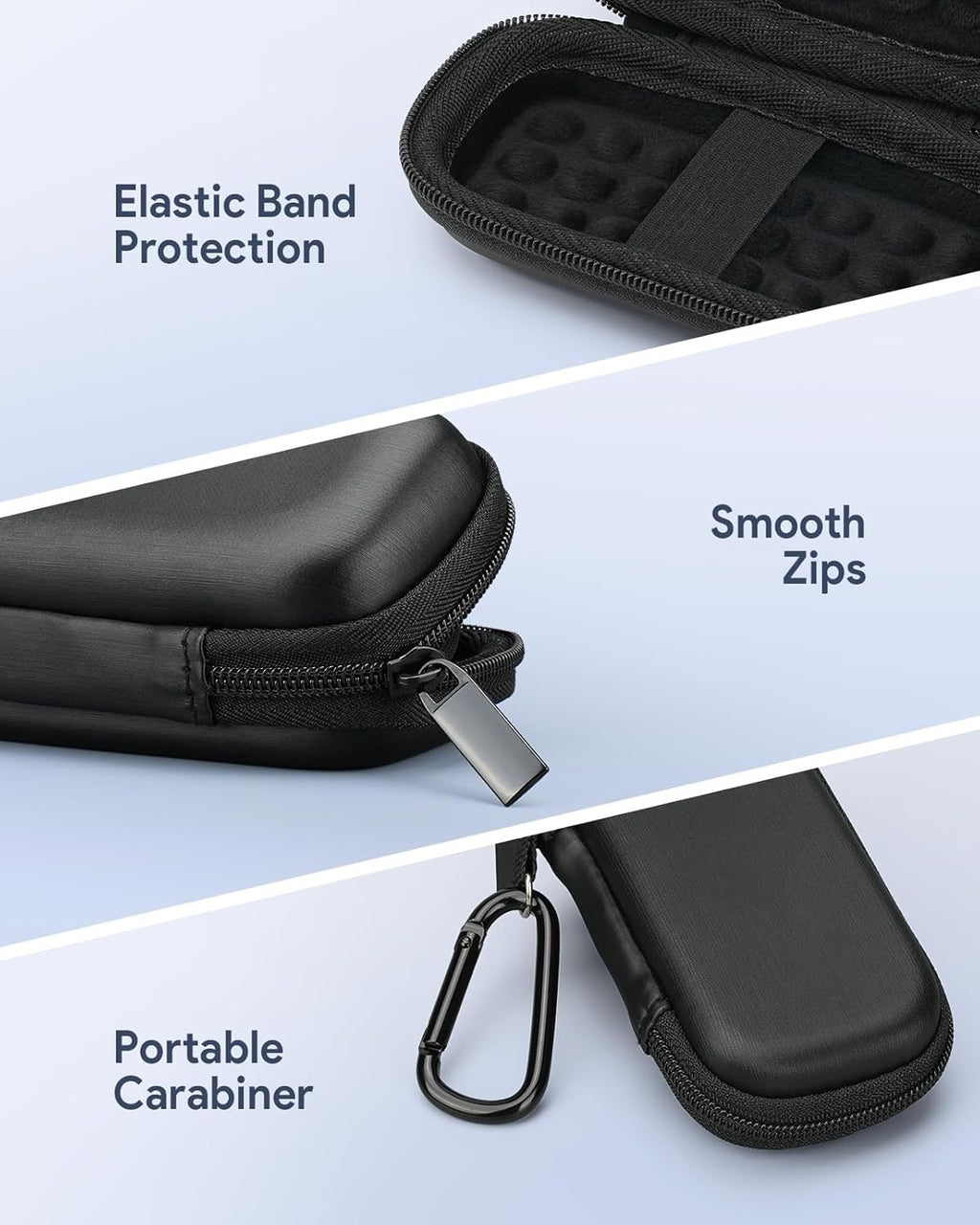 Hard Case for Airfly Se/Pro V2/Pro/Duo, Avantree Relay/1Mii Bluetooth Wireless Transmitter Receiver, Portable Airplane Travel Carrying Case Bag for USB Cable, Adapter, Memory Cards, U Disk(Only Case)