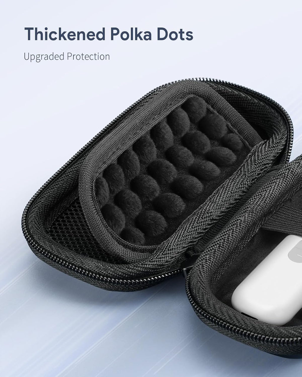 Hard Case for Airfly Se/Pro V2/Pro/Duo, Avantree Relay/1Mii Bluetooth Wireless Transmitter Receiver, Portable Airplane Travel Carrying Case Bag for USB Cable, Adapter, Memory Cards, U Disk(Only Case)